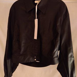 UNTTLD OPEN BACK LAMB LEATHER SHIRT/JACKET "LUXURY"  OVER 60% OFF (*FINAL SALE*)